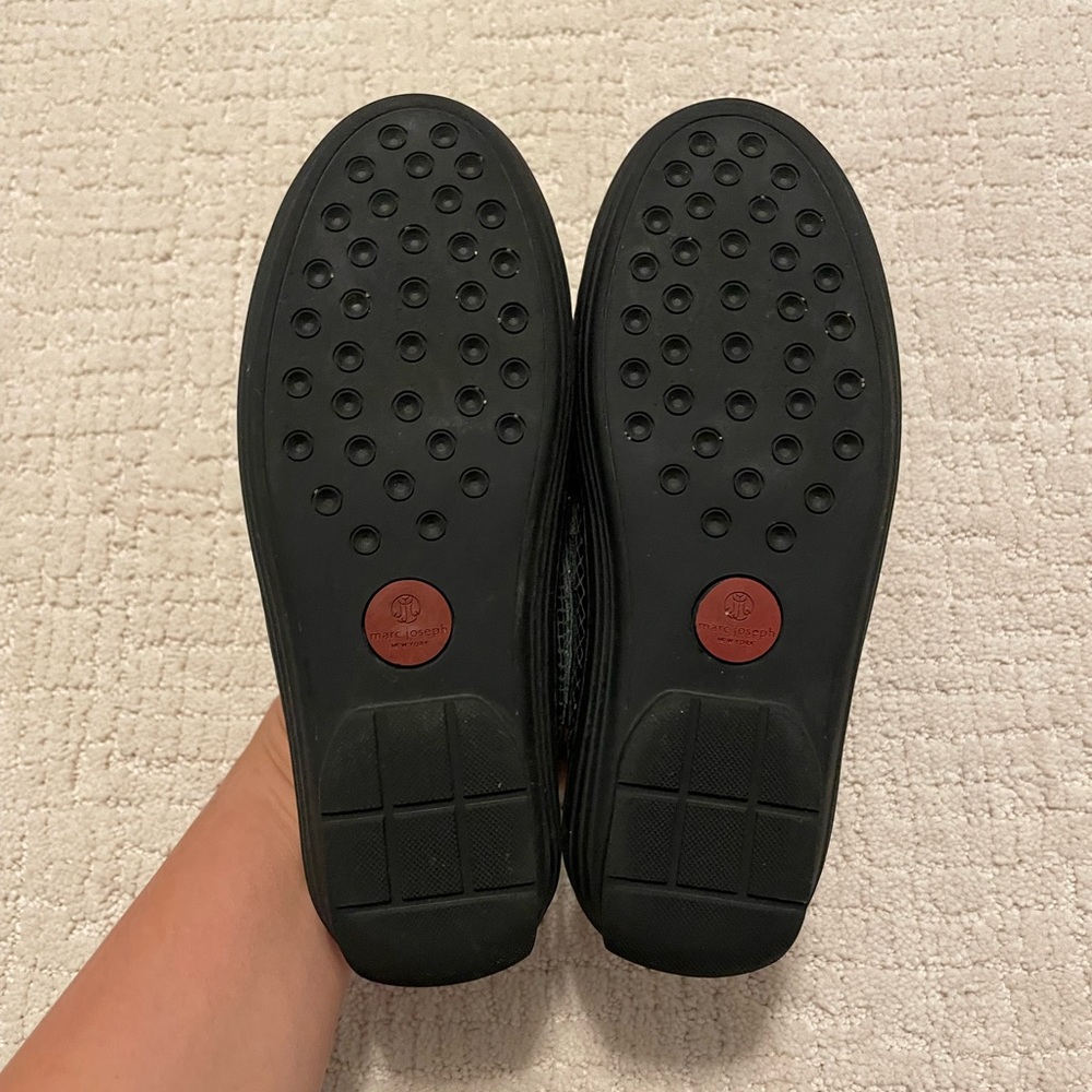 Marc Joseph New York Cypress Hill Kids unisex Leather Loafer in Black Snake sz 1 - Picture 10 of 13